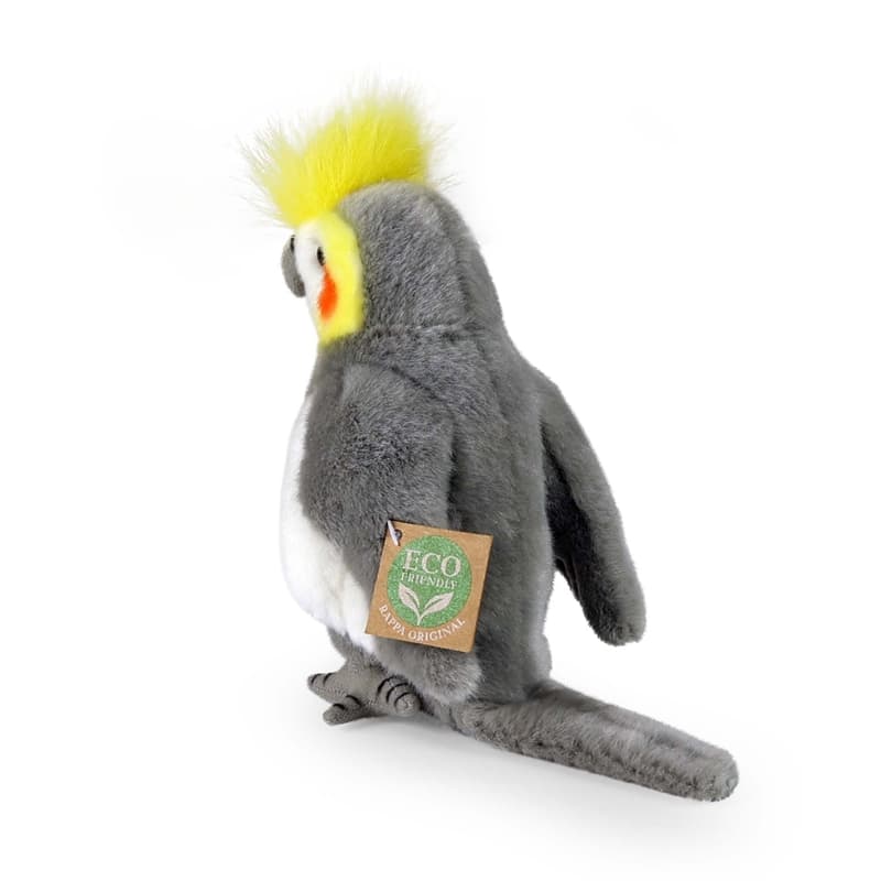 Rappa - Realistic Plush Toy Cockatiel Parrot 18 cm Eco-Friendly 4