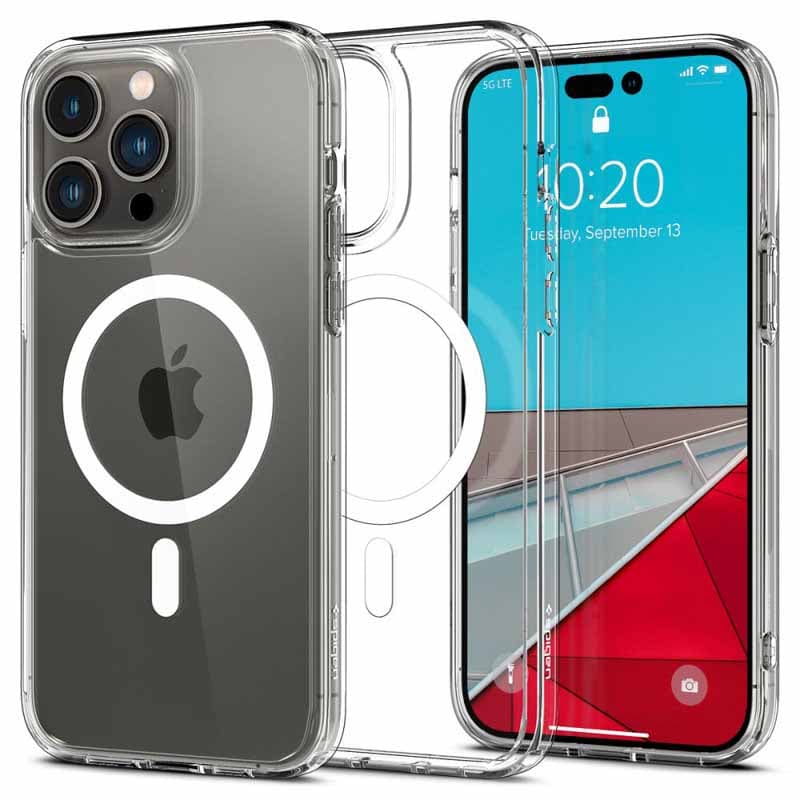 Spigen Ultra Hybrid Mag MagSafe - Case for iPhone 14 Pro (White) 8
