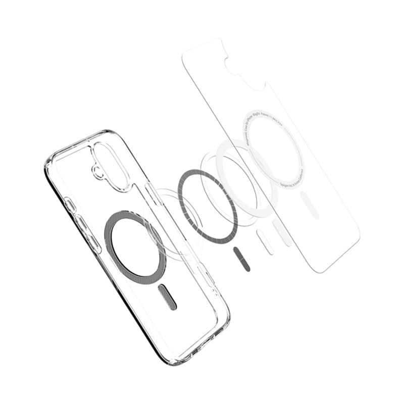 Spigen Ultra Hybrid Mag MagSafe - Case for iPhone 16 (Carbon Fiber) 5
