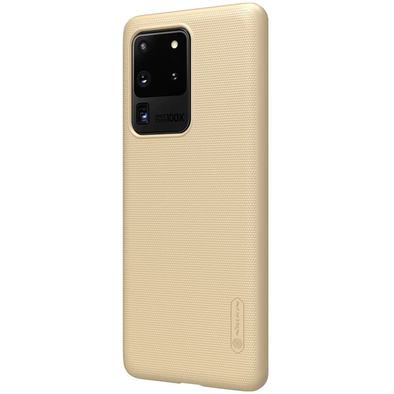 Nillkin Super Frosted Shield - Case for Samsung Galaxy S20 Ultra (Golden) 2
