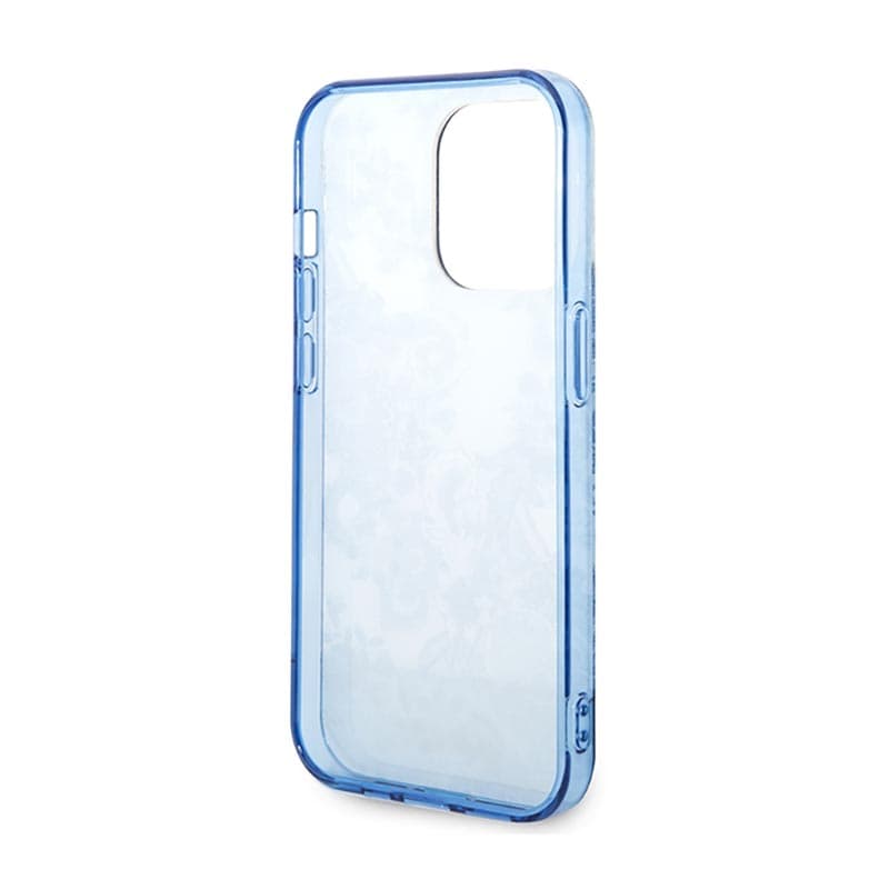 Guess Porcelain Collection - Case for iPhone 14 Pro Max (Blue) 7