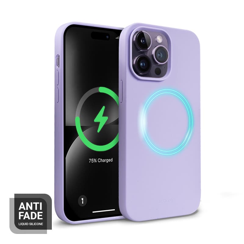 Crong Color Cover Magnetic - iPhone 14 Pro MagSafe Case (Purple) 2