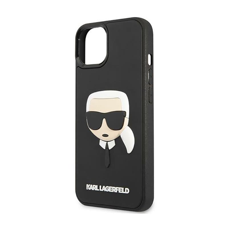 Karl Lagerfeld 3D Rubber Karl's Head - Case for iPhone 14 Plus (Black) 6