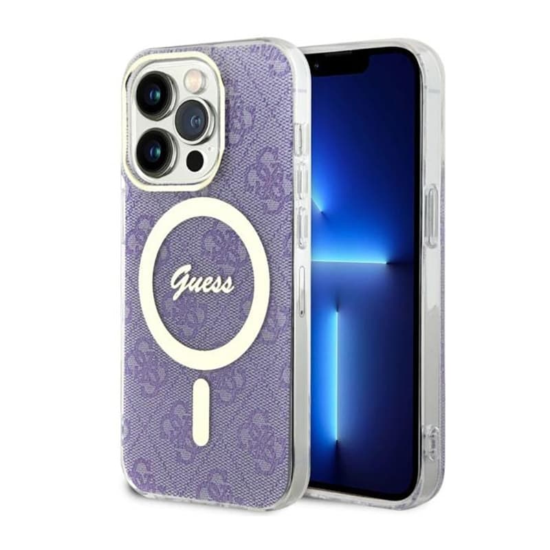 Guess 4G MagSafe - Case for iPhone 14 Pro (Purple) 1