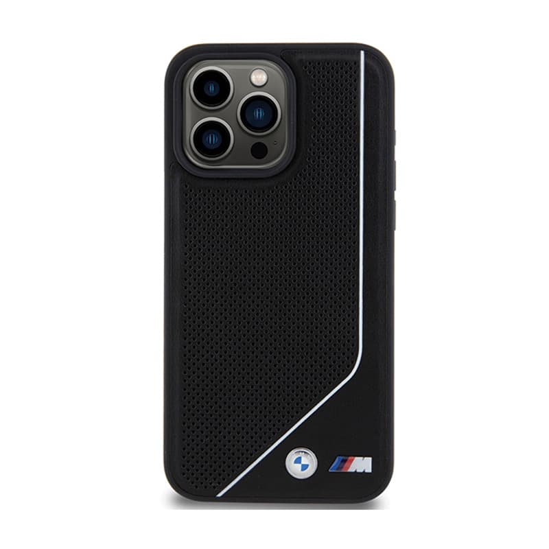 BMW Perforated Twisted Line MagSafe - Case for iPhone 15 Pro (black) 3