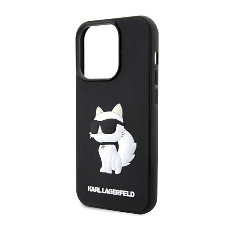 Karl Lagerfeld 3D Rubber NFT Choupette - Case for iPhone 14 Pro (Black) 6