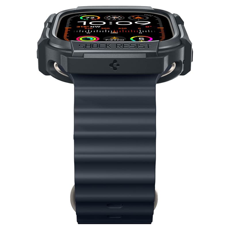 Spigen Rugged Armor - Case for Apple Watch Ultra 1/2 49 mm (Dark Grey) 5
