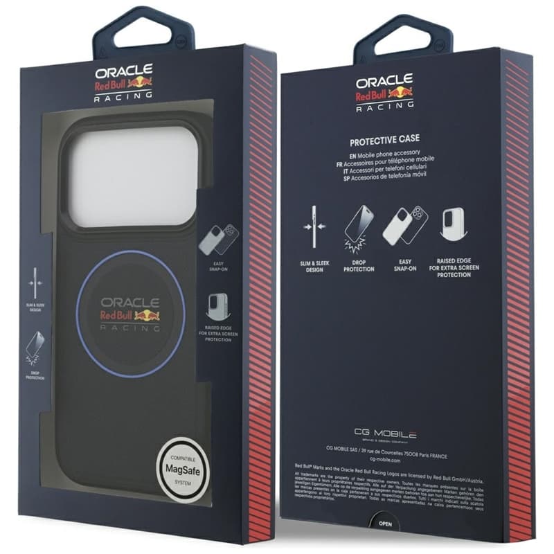 Red Bull Meshed Blue Ring & Metal Buttons MagSafe - iPhone 17 Pro Case (Navy Blue) 8
