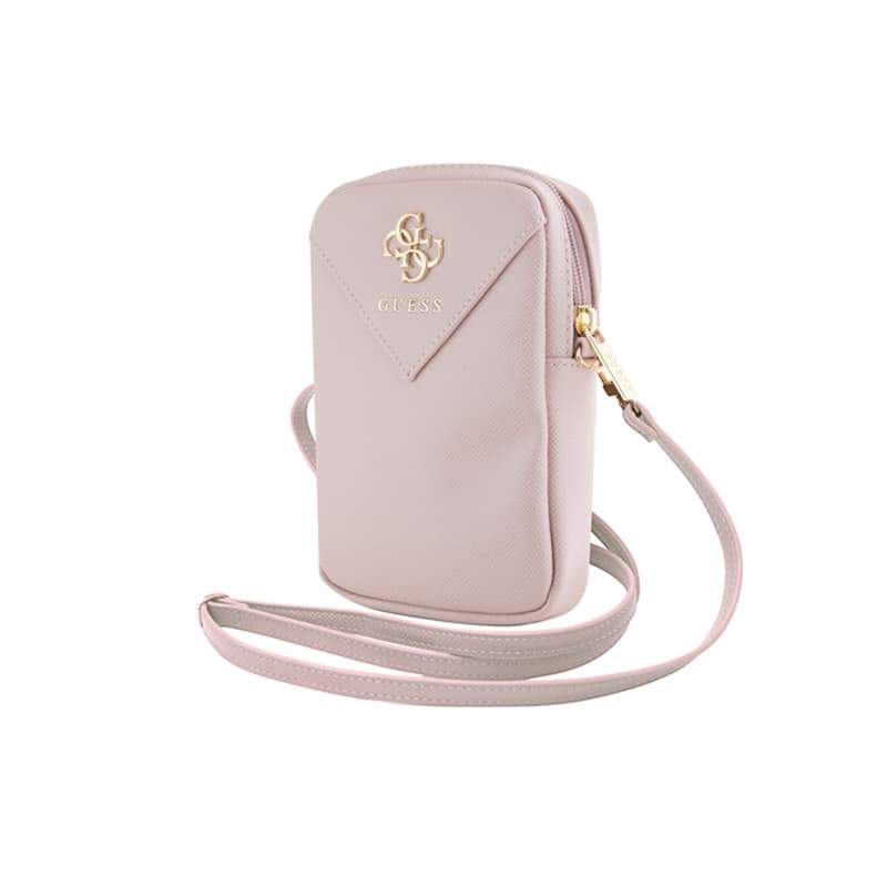 Guess Zip Triangle 4G - Phone bag (pink) 1
