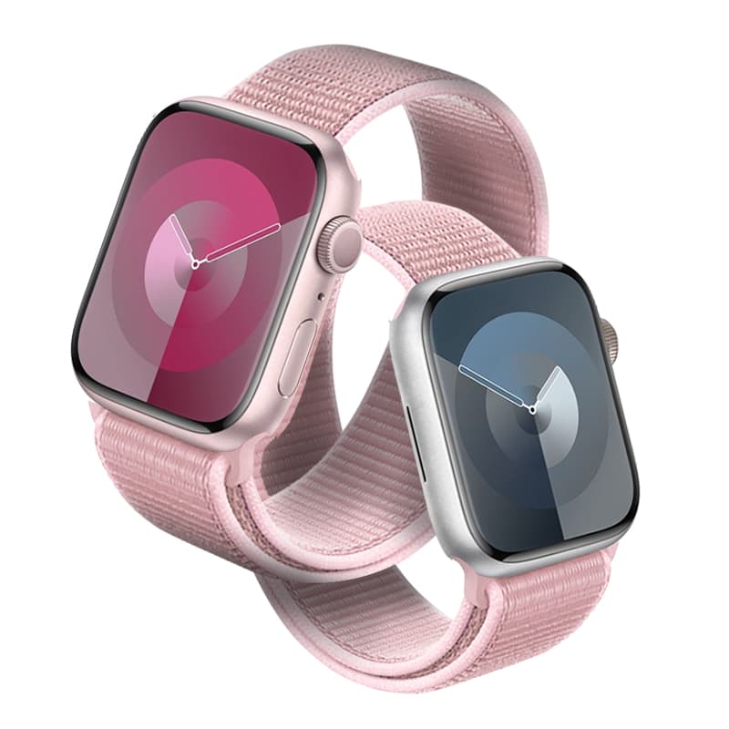 Crong Nylon - Sport Band for Apple Watch 38/40/41/42 mm (Powder Pink) 7