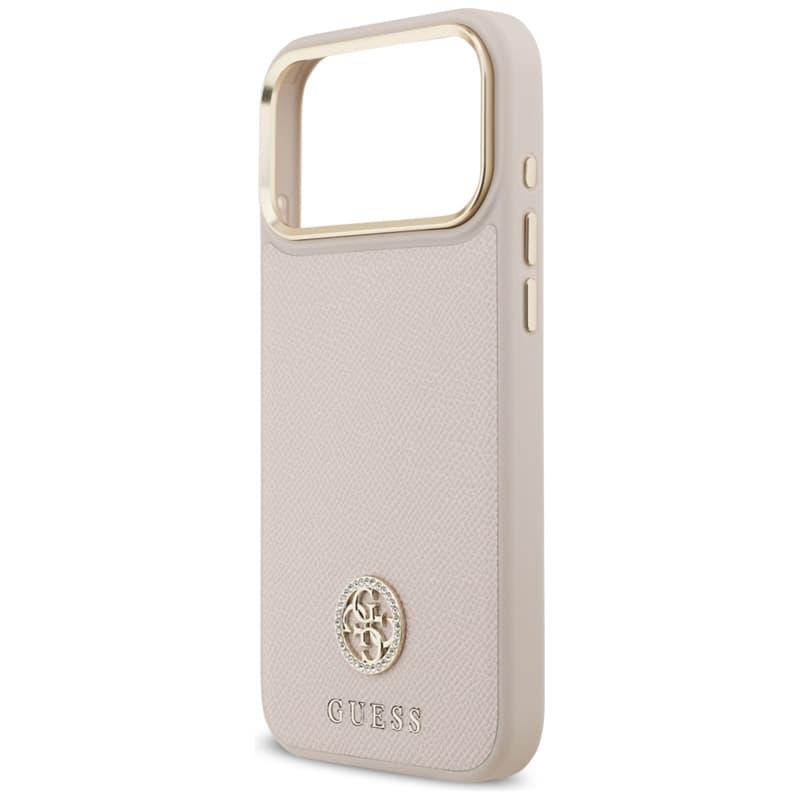 Guess Grained Strass Logo MagSafe - Case iPhone 17 Pro Max (pink) 6