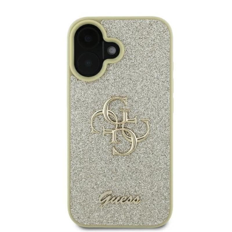 Guess Fixed Glitter Big 4G - Case iPhone 16 Plus (gold) 3