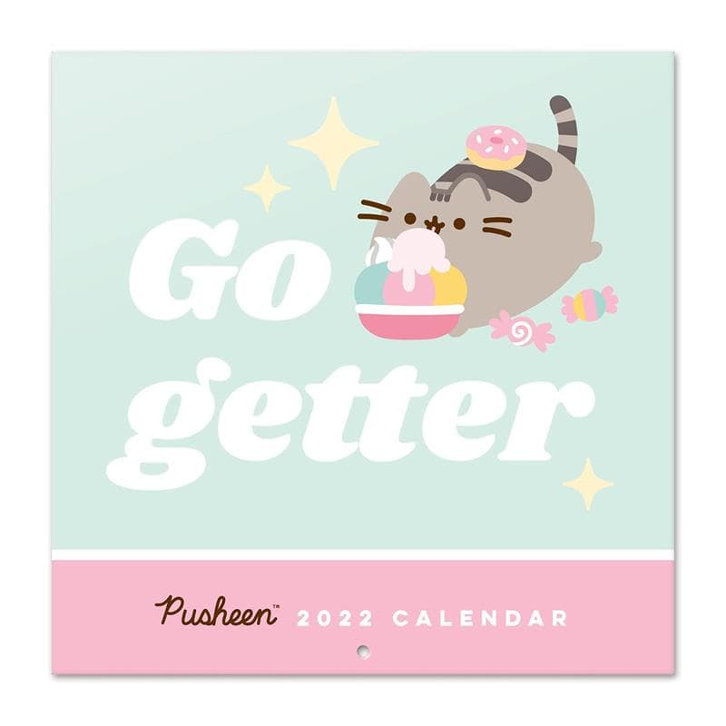 Pusheen - 2022 Wall Calendar from the Foodie Collection 30 x 30 cm 1