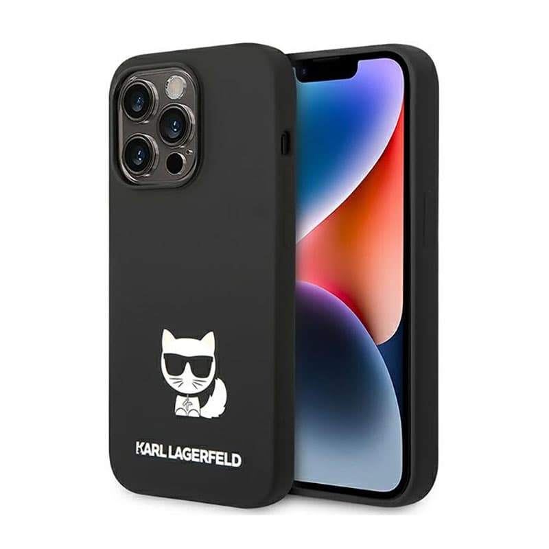 Karl Lagerfeld Choupette Body - Case for iPhone 14 Pro (Black)