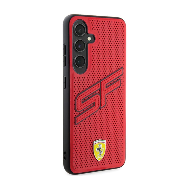 Ferrari Big SF Perforated - Case for Samsung Galaxy S24+ (Red) 4