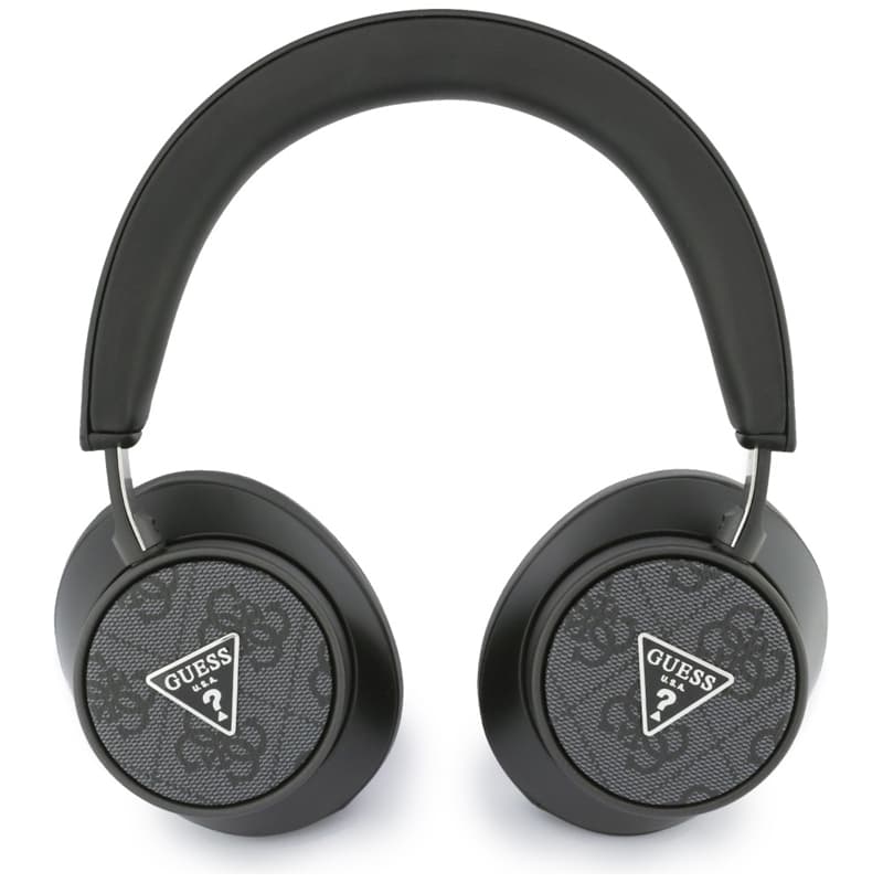 Guess 4G Triangle Logo - Bezdrátová sluchátka přes uši Bluetooth V5.4 ENC (Černá) 2