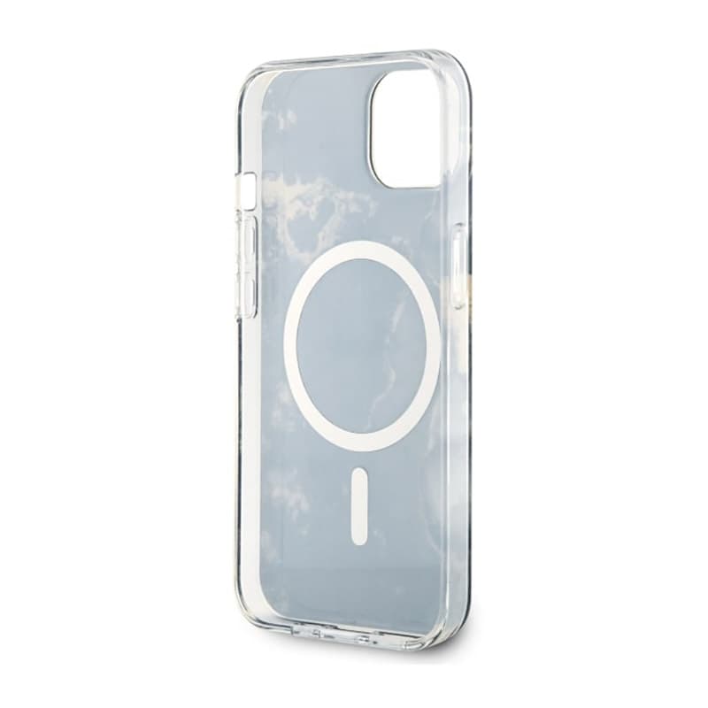 Guess Golden Marble MagSafe - Case for iPhone 14 (Black) 7