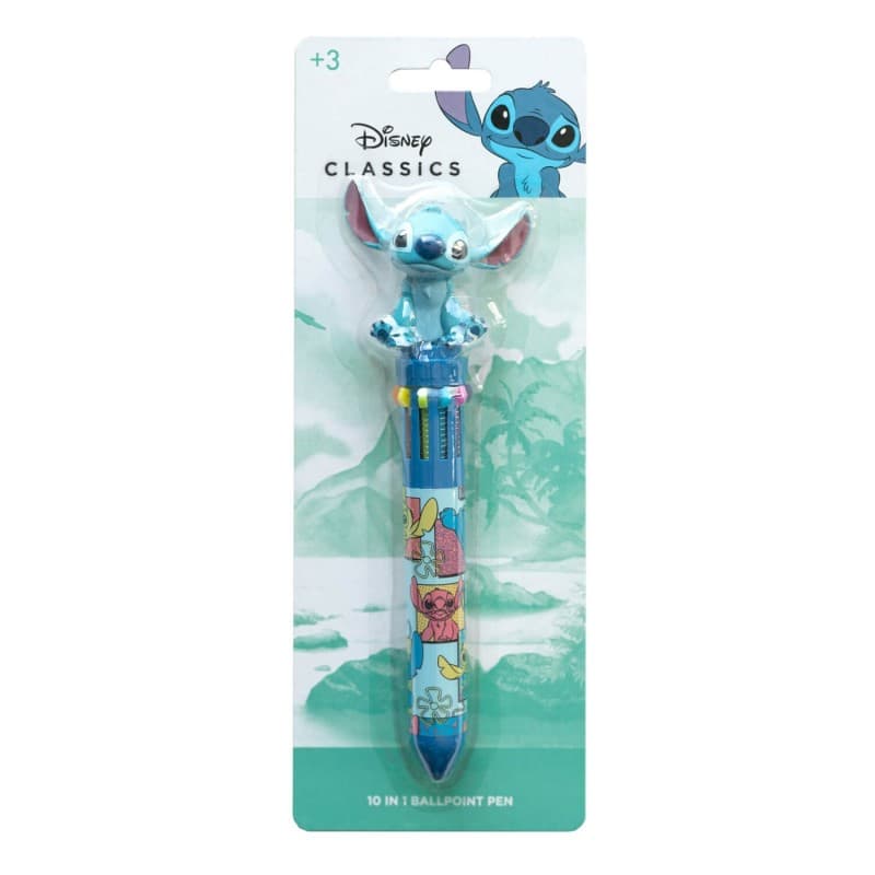 Disney Stitch - 10-color automatic pen with 3D figure 3