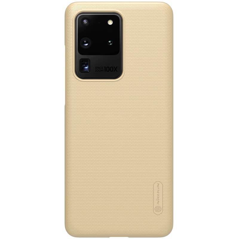 Nillkin Super Frosted Shield - Case for Samsung Galaxy S20 Ultra (Golden) 3