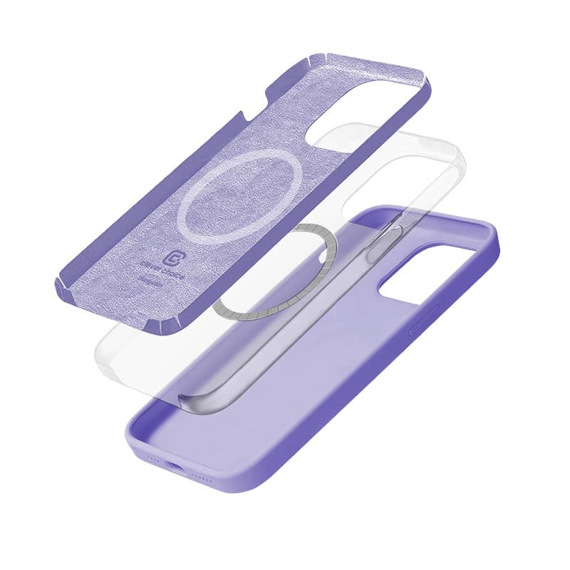 Crong Color Cover Magnetic - iPhone 14 Pro MagSafe Case (Purple) 3