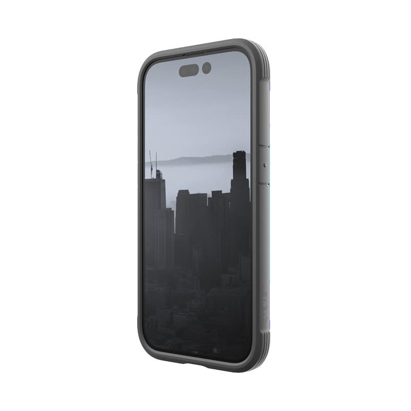 X-Doria Raptic Shield - Aluminum Case for iPhone 14 Pro (Drop-Tested 3m) (Iridescent) 6