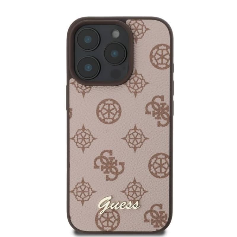 Guess Peony Script MagSafe - Case for iPhone 16 Pro (brown) 3