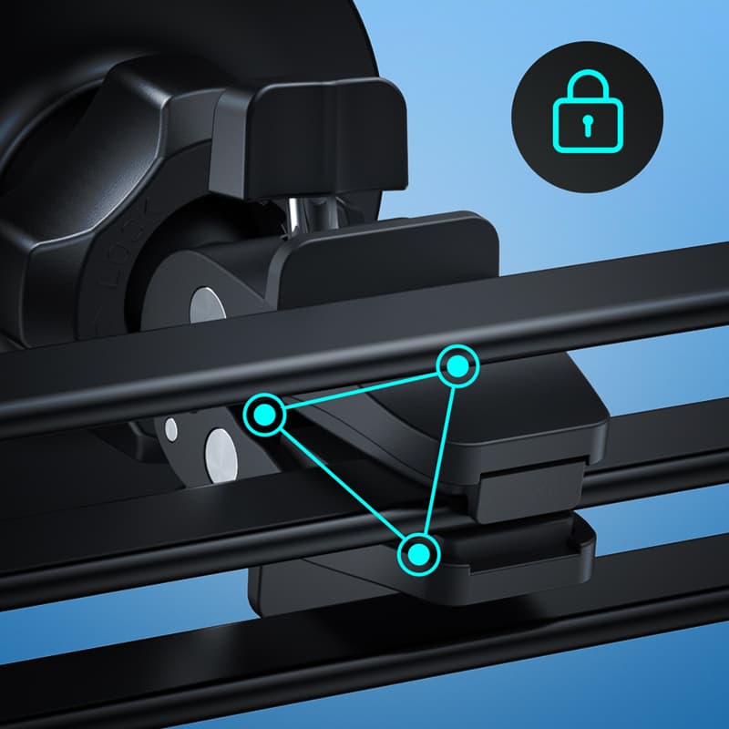 Crong Carclip Magnetic - MagSafe Magnetic Car Holder (Black) 7
