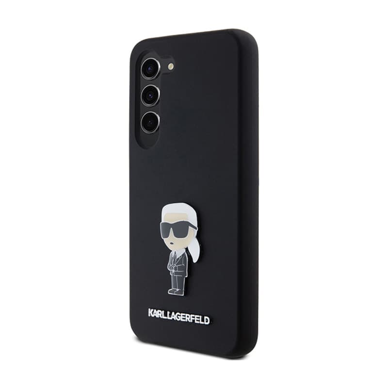 Karl Lagerfeld Silicone Ikonik Metal Pin - Case Samsung Galaxy S24 (czarny) 2