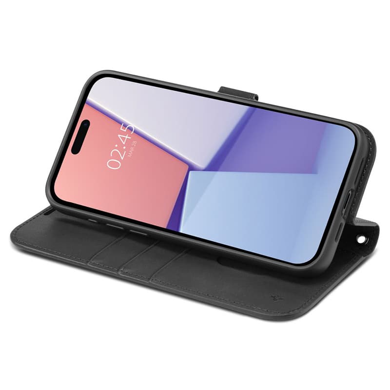 Spigen Wallet S Pro - Case for iPhone 15 Pro (Black) 7
