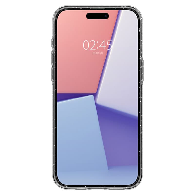 Spigen Liquid Crystal Glitter - Case for iPhone 15 Pro Max (Transparent) 2