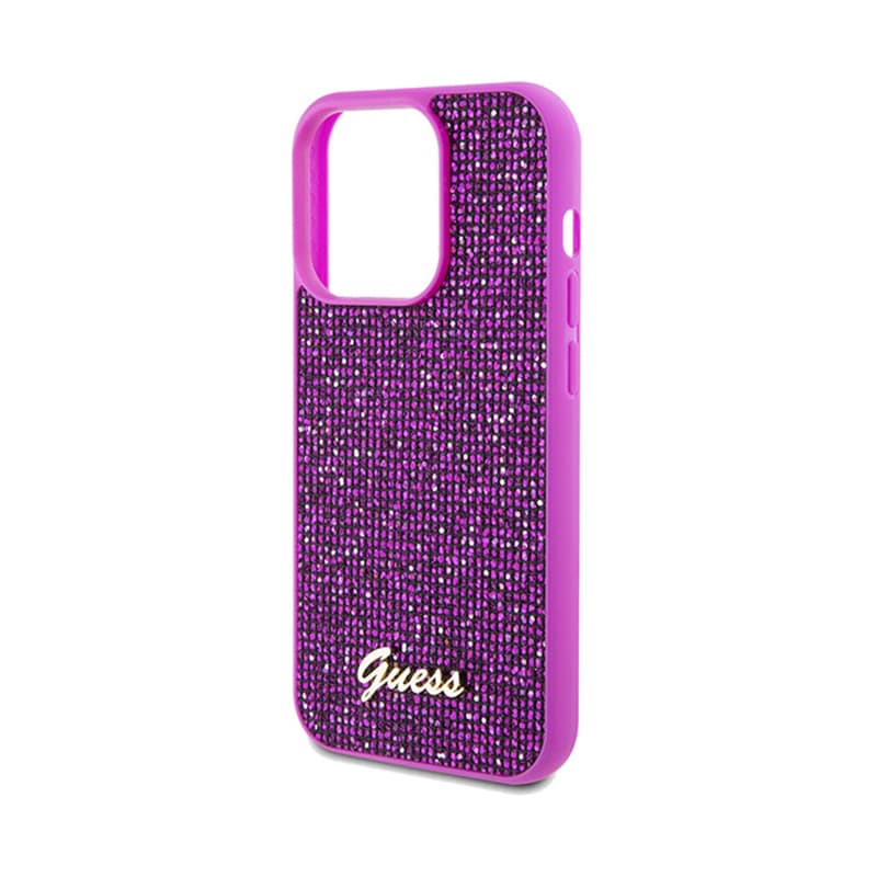 Guess Disco Metal Script - iPhone 14 Pro Case (fuchsia) 6