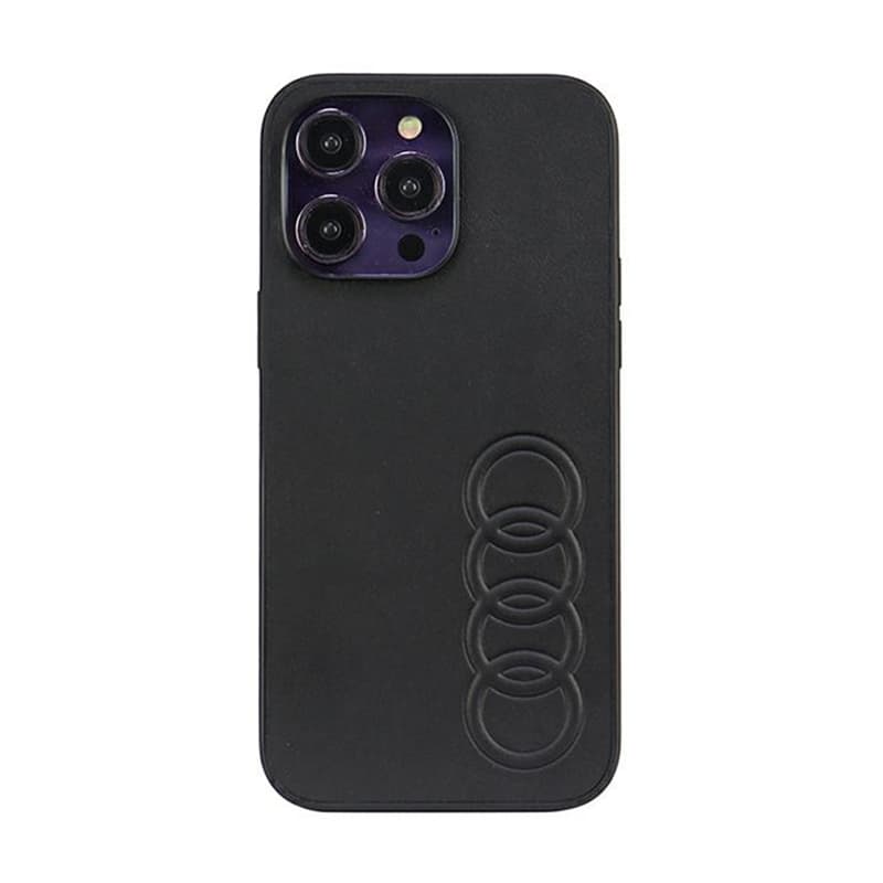Audi Synthetic Leather - Case for iPhone 14 Pro Max (Black) 1