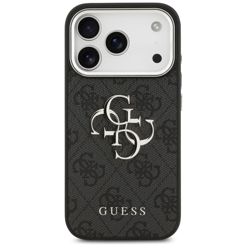 Guess 4G Big 4G Classic Logo - Case iPhone 17 Pro Max (Black / Silver) 3
