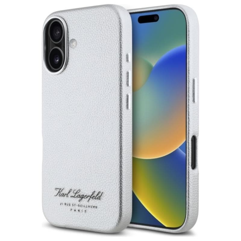 Karl Lagerfeld Hotel RSG - Case for iPhone 16 (gray)