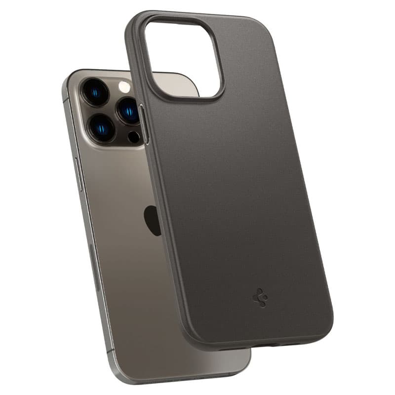 Spigen Thin Fit - Case for iPhone 14 Pro Max (Gunmetal) 7