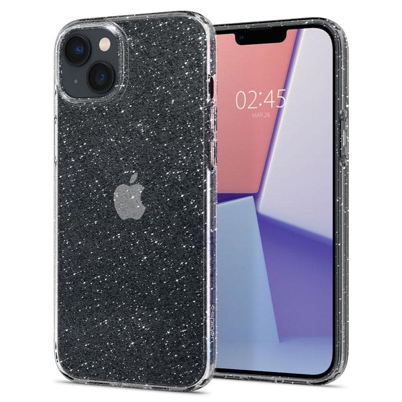 Spigen Liquid Crystal Glitter - Case for iPhone 15 Plus / iPhone 14 Plus (Transparent) 7