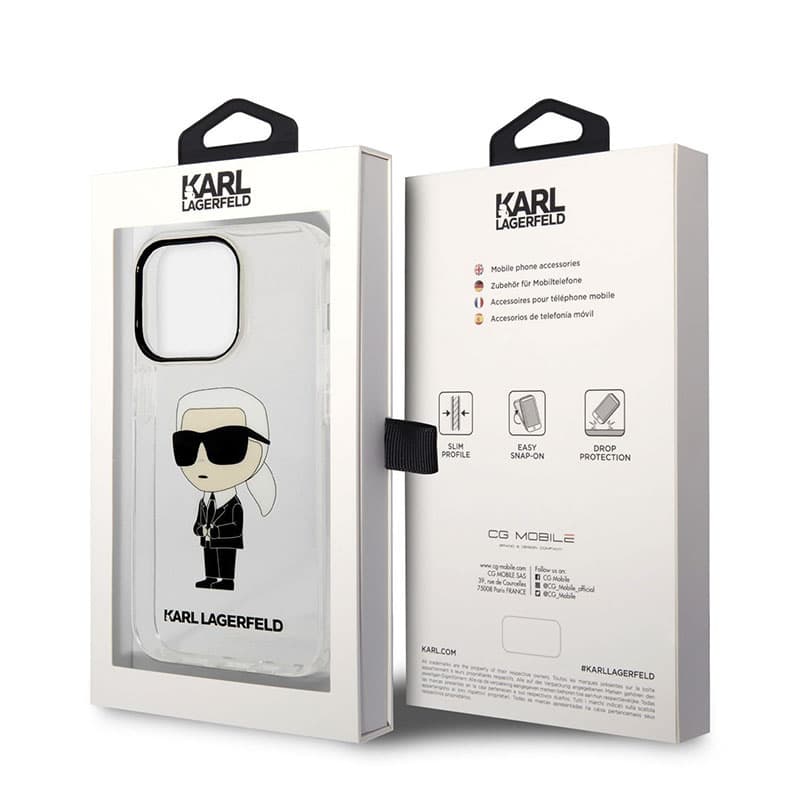 Karl Lagerfeld IML NFT Ikonik - Case for iPhone 14 Pro (Clear) 6