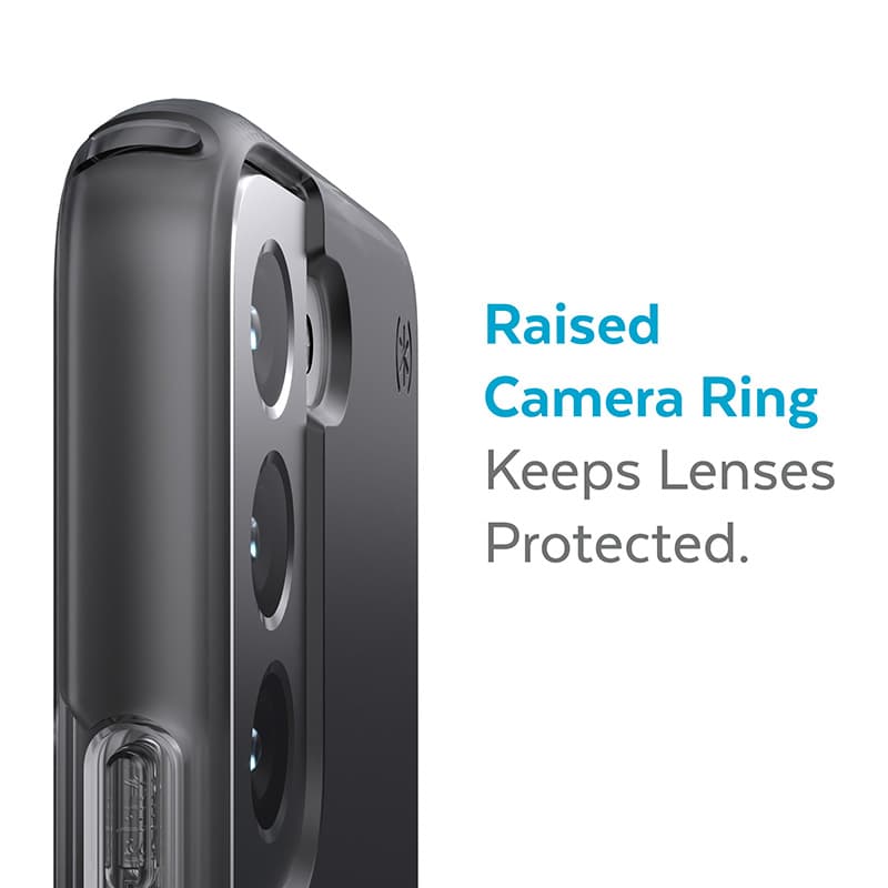 Speck Presidio Perfect-Mist - Case for Samsung Galaxy S22+ with MICROBAN (Obsidian) 7