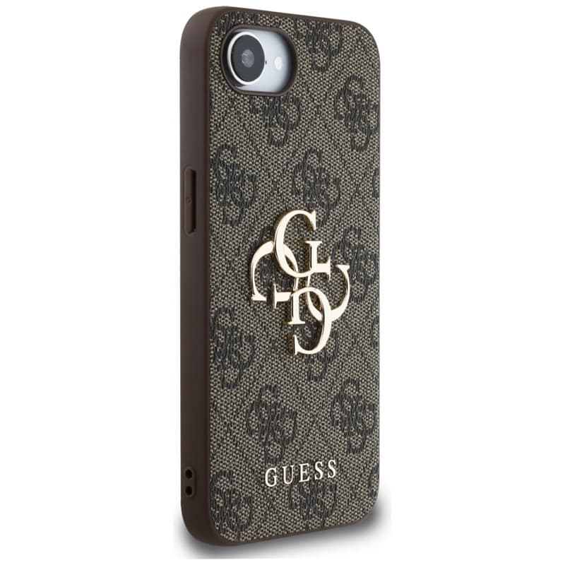 Guess 4G Big Logo - Case for iPhone 16e (brown) 4