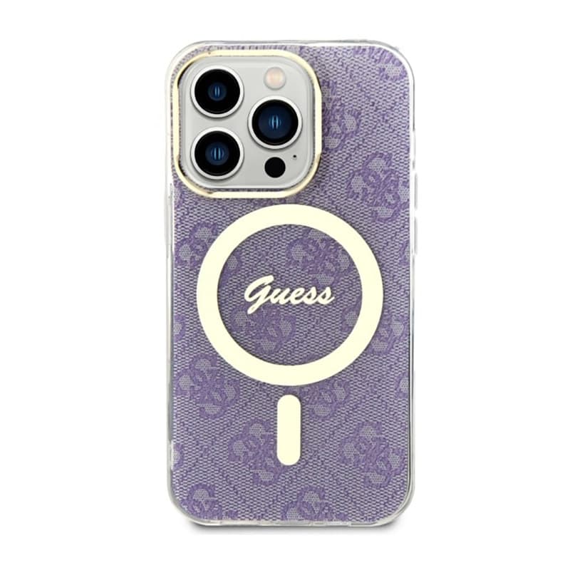 Guess 4G MagSafe - Case for iPhone 14 Pro (Purple) 3