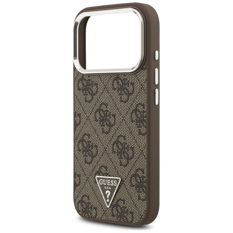 Guess 4G Triangle Logo MagSafe - Case iPhone 17 Pro (brown) 6