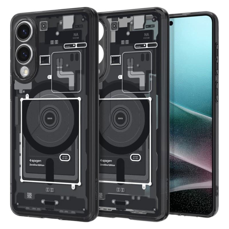Spigen Ultra Hybrid Mag MagSafe - Case for Samsung Galaxy S25 Edge (Zero One Black) 1