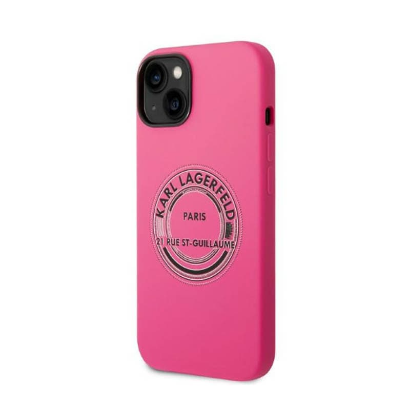 Karl Lagerfeld Silicone RSG - Case for iPhone 14 Plus (Pink) 2
