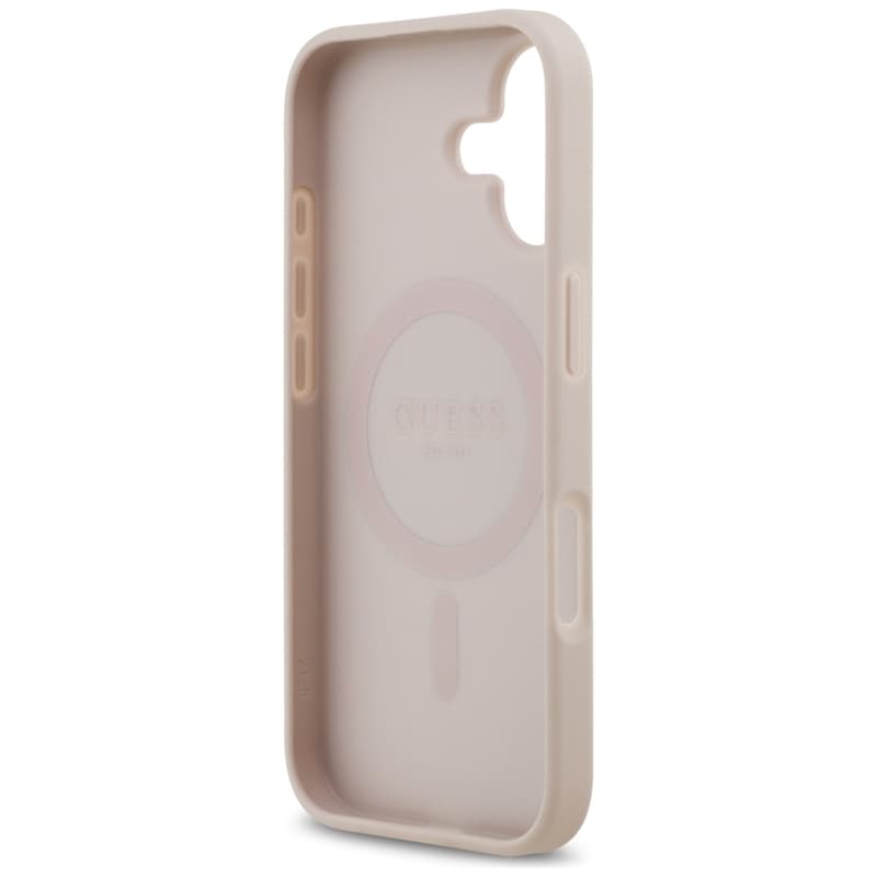 Guess 4G Circle Classic Logo MagSafe - Case iPhone 17 (pink) 7