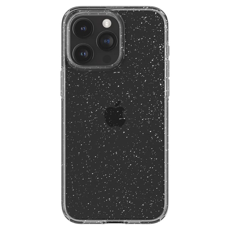 Spigen Liquid Crystal Glitter - Case for iPhone 15 Pro Max (Transparent) 3