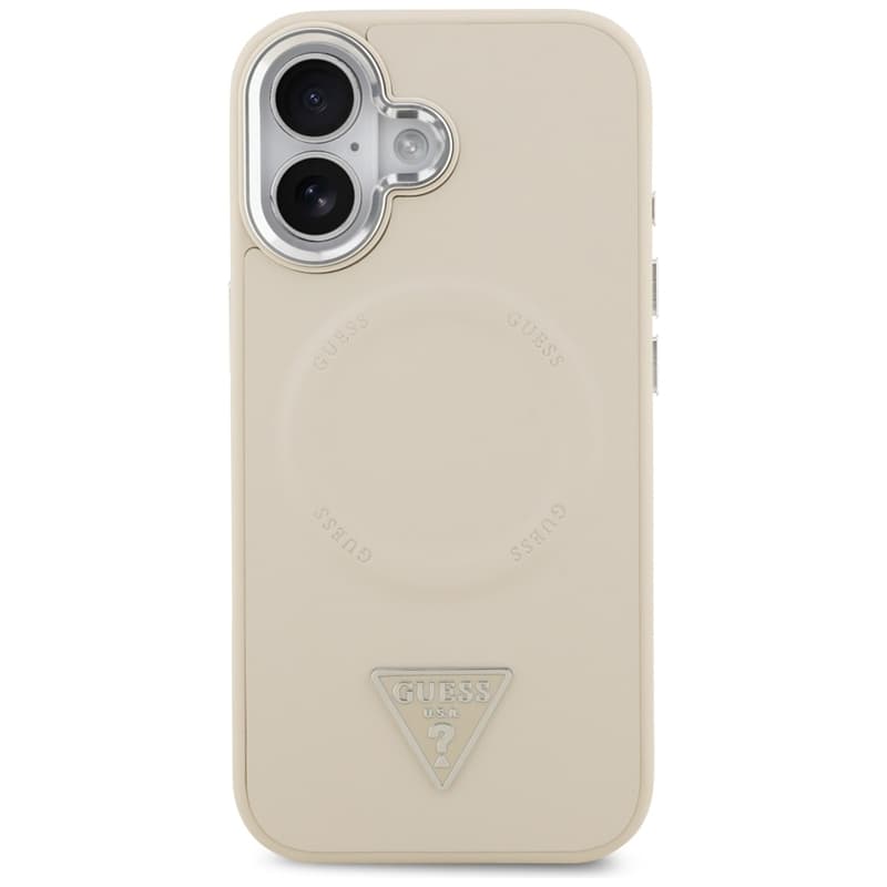 Guess Triangle Logo MagSafe - Case iPhone 17 (Beige) 3