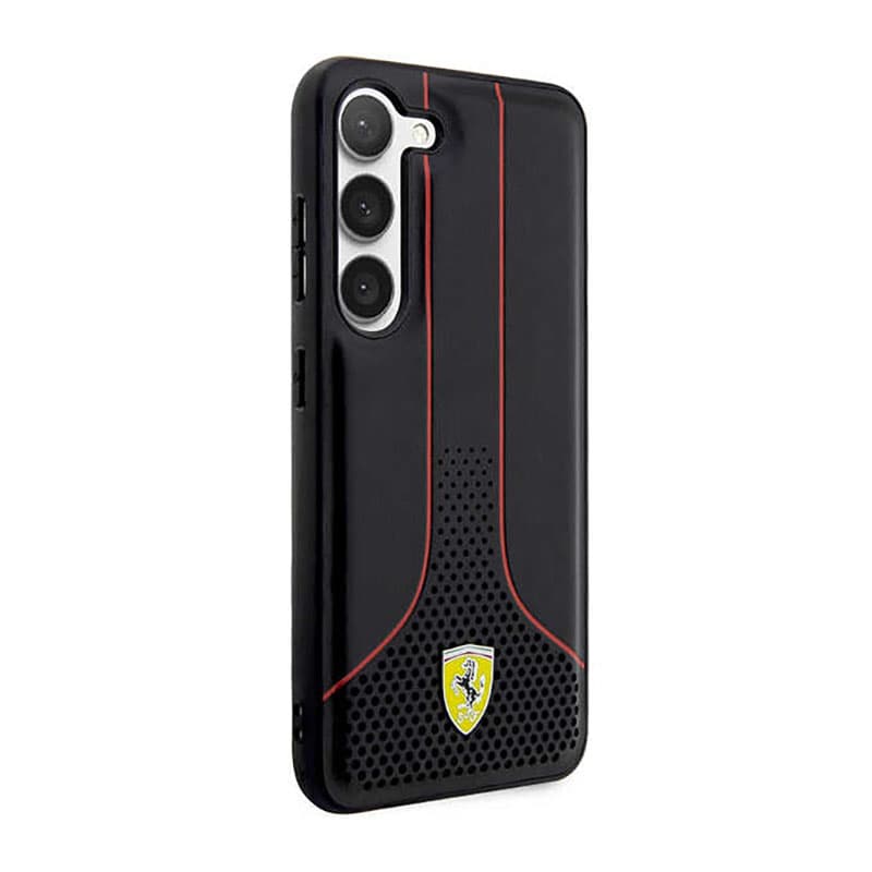 Ferrari Perforated 296P Collection - Case for Samsung Galaxy S23 (Black) 4