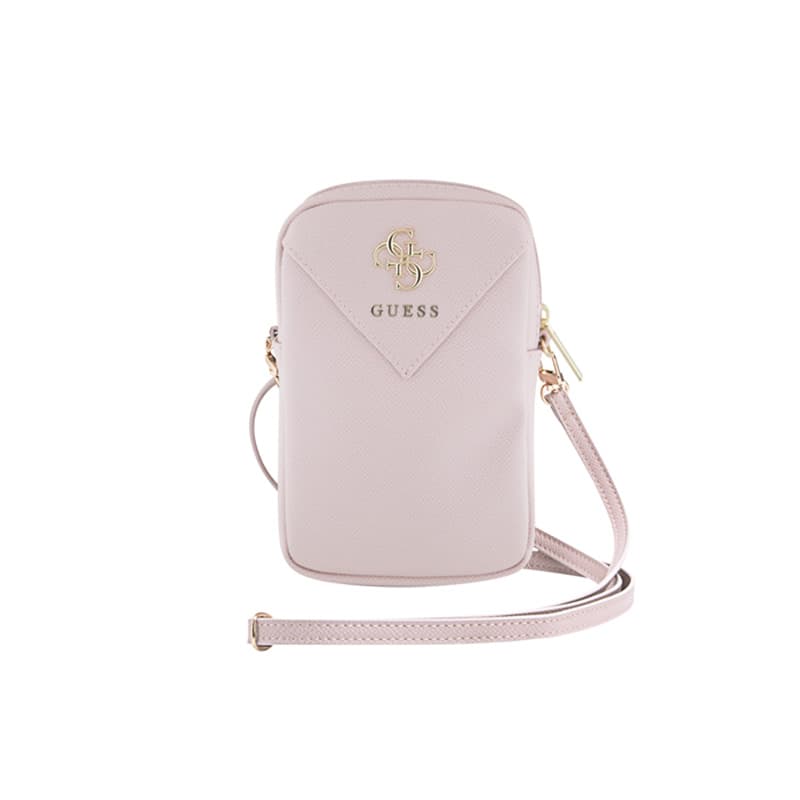 Guess Zip Triangle 4G - Phone bag (pink) 2