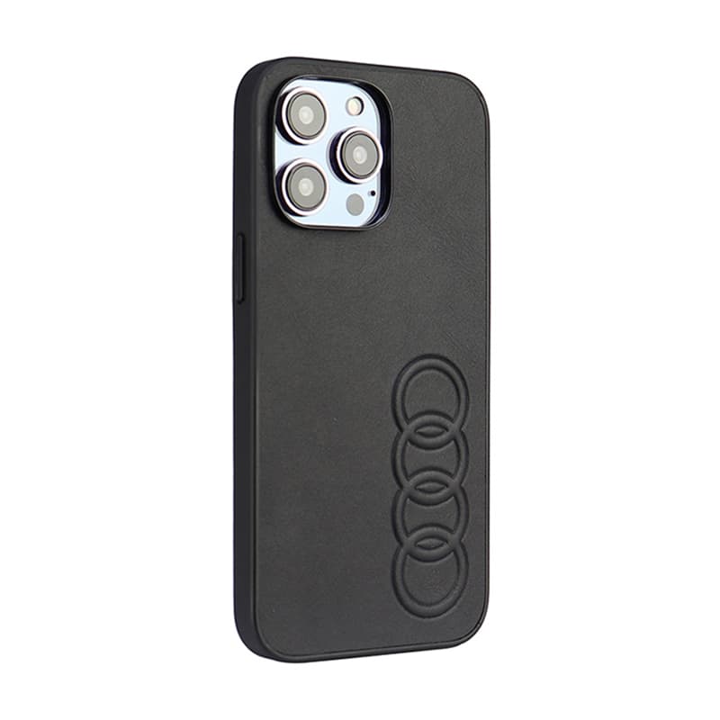 Audi Synthetic Leather - Case for iPhone 14 Pro Max (Black) 2