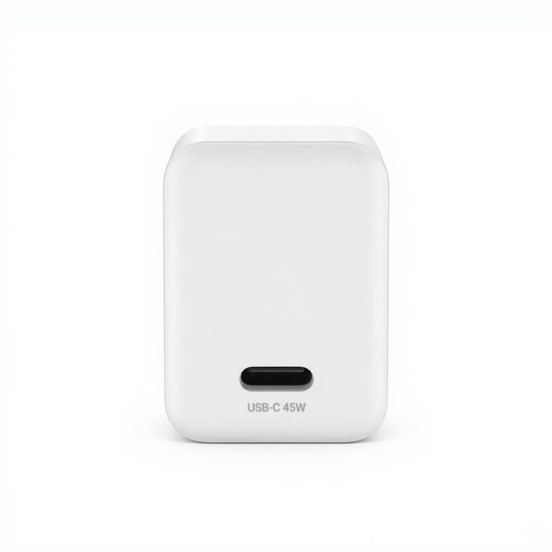 Crong Ultra Compact GaN - USB-C 45W PD 3.0 Wall Charger with PPS (White) 2